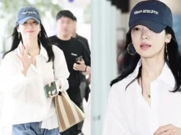 Song Hye Kyo’s Stunning Beauty at 40: A Fashion Icon at the Airport.